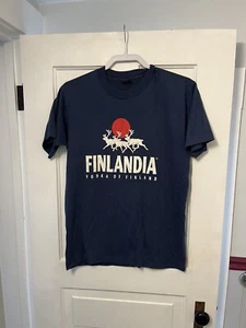 Finlandia Vodka Tee Shirt - RARE Vintage Unisex Large Made In USA - Picture 1 of 5