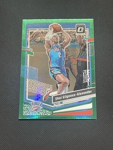 Shai Gilgeous-Alexander 2023-24 Panini Donruss Optic Green Hyper Prizm #104 - Picture 1 of 3