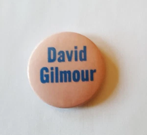 Insignia de botón retrovisor de David Gilmour rara 1984 About Face vintage Pink Floyd CBS - Imagen 1 de 4