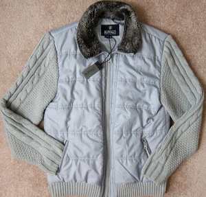 Buffalo (Sky Argent Bleu) " Woto " Softshell Mix-Media Veste Homme Nwt - Picture 1 of 6