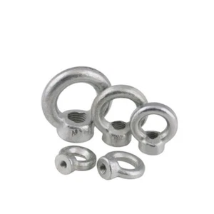 Lifting Eye Nuts Zinc Plated Galvanised Female M6 M8 M10 M12 M14 M16 - Picture 1 of 12