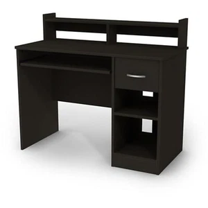 South Shore Axess Desk With Keyboard Tray Black - Picture 1 of 2