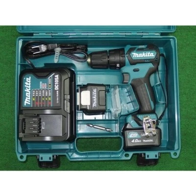 Taladro atornillador vibratorio sin escobillas Makita HP332DSMX 10,8 V con 2 baterías deslizantes Foto 1 de 2