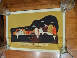 Cartel de concierto impreso de Dave Matthews, Tim Reynolds 19 de noviembre 2011 Oakdale Theater - Imagen 1 de 3