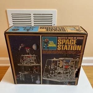 Vintage Mattel 1966 Major Matt Mason Space Station #6308 ( Empty Box Only ) - Picture 1 of 19