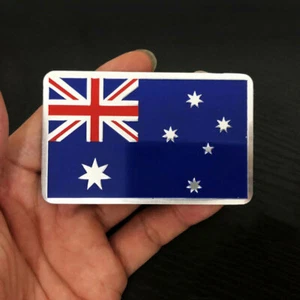 3D Australia Flag Logo Metal Emblem Badge Car Exterior Body Decal Sticker Badge - Picture 1 of 14