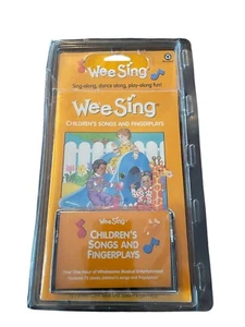 Wee Sing Children’s Songs And Fingerplays 1979 Cassette and Book New Sealed - Foto 1 di 2