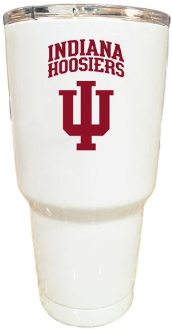 Indiana Hoosiers Insulated Travel Mug-NCAA 20oz Stainless Steel Tumbler Cover