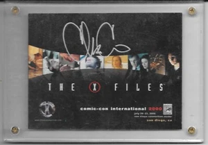 CHRIS CARTER - Los X Archivos FIRMADOS - Autógrafo - Comic con International 2000 - Imagen 1 de 1