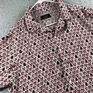 Kenji Naughty Santa Shirt Mens 2x AOP Funny Humor Christmas Holiday Button Up - Picture 1 of 10