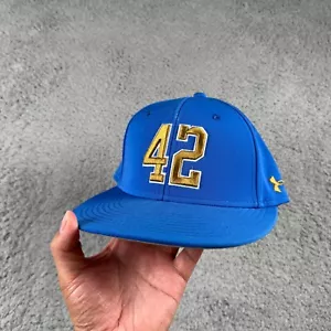 2022 UCLA Bruins Under Armour On Field Fit Hat 42 Baseball 7 1/8 Jackie Robinson - Picture 1 of 5