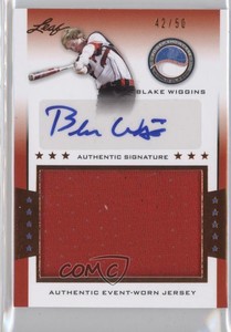 2013 Leaf Power Showcase Jersey Auto Bronze /50 Blake Wiggins #JA-BW1 Auto