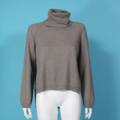 Suéter para mujer Inhabit cachemir talla S cuello alto gris topo tostado (necesita TLC) 703 Foto 1 de 4