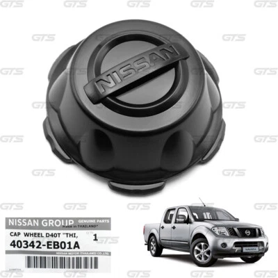 For Nissan Frontier Navara D40 Pick Up 2006 14 Black Wheel Center Cap - Image 1 of 4
