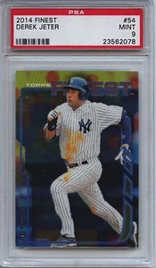 2014 Finest 54 Derek Jeter PSA 9 Mint - Picture 1 of 1