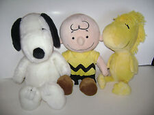 Complete Set Kohls Cares PEANUTS Plush Snoopy Woodstock Charlie Brown Toys Lot