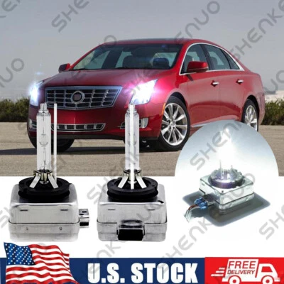 For Cadillac STS 2005-2011  - 6000K Front HID Xenon Headlight Bulbs Low Qty 2 - Image 1 of 4