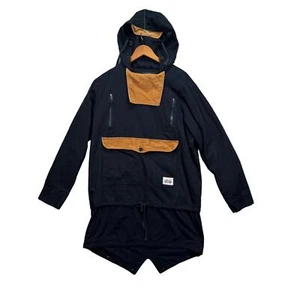 Grizzly Griptape Skateboarding Canguro Negro Prendas exteriores Invierno Parka Chaqueta XL - Imagen 1 de 7