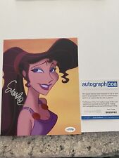 Susan Egan signed Autographed Meg Disney's Hercules 8x10 Photo ACOA Rare