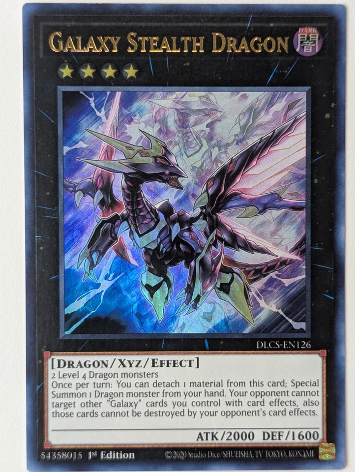 Galaxie-Tarnkappendrache DLCS-EN126 Gold Ultra Rare EN NM YUGIOH - Bild 1 von 1