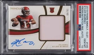 2019 IMMACULATE COLLEGIATE PREMIUM KYLER MURRAY RC PATCH AUTO /49 #145 PSA 10 - Bild 1 von 2