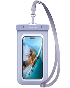 Spigen AquaShield Case | A601 Clear Waterproof Pouch Universal Fit - Picture 1 of 30