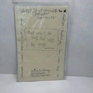 Out of My Mind - Hard Work I$ The Yea$t That Rai$e$ the Dough Embroidery Pattern - Picture 1 of 4