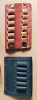 Pair Vintage Belt 6 Round Ammo Ammunition Holder Leather And Uncle Mikes Sidekick