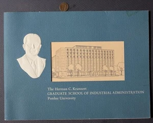 1965 Purdue University Lafayette Indiana Krannert School Booklet VERY SCARCE - - Picture 1 of 1