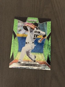 2019 Panini Prizm Tier III Donut Circles Green Prizm /199 #297 TIM LINCECUM Card - Picture 1 of 3