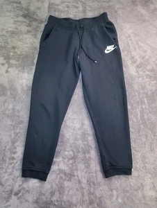 Nike Essential Fleece Jogger Gr. L Jogginghose Damen schwarz Freizeit Taschen C1-41 - Bild 1 von 8