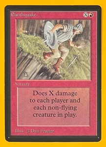 MTG EARTHQUAKE Beta (OldManMTG 012-208) - Picture 1 of 11