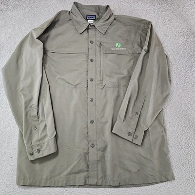 Patagonia Shirt Mens XL Green Sol Patrol Long Sleeve Fishing Vented 54251F6 - Image 1 of 4