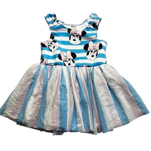 Disney x Pippa & Julie Minnie Mouse gestreiftes Tutu Kleid Größe 12 Monate - Bild 1 von 5