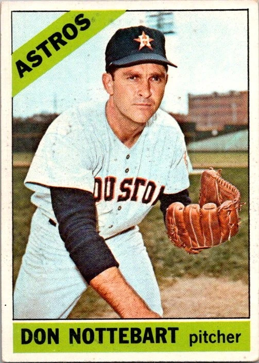1966 Topps #21 Don Nottebart - Image 1 of 2