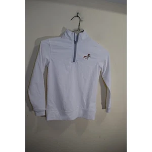 Top River Bend Golf Great Falls VA Peter Millar Manga Larga 1/4 Cremallera NIÑAS XS - Imagen 1 de 16