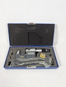 Micrómetros exteriores electrónicos digitales de 3 teclas IP54 0-1"/0-25mm grado 0,00005"" - Imagen 1 de 12