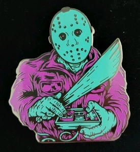 Friday The 13th NES Jason Vorhees Nintendo Controller Killer Gamer ENAMEL PIN OG - Picture 1 of 3