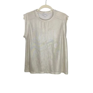 Evereve Ärmelloses Top Damen Gr. S Gold Metallic - Bild 1 von 5