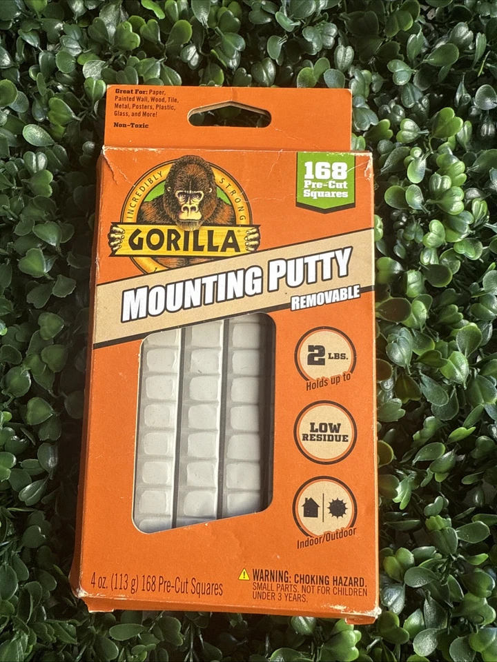 Stucco per Montaggio Gorilla, Colore Tan Naturale, 168 Quadrati Pretagliati (Confezione da 1 Confezione  - Immagine 1 di 1