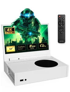 4K 14" Portable Gaming Monitor IPS Screen for Xbox Series S(not Included) wit... - Picture 1 of 8