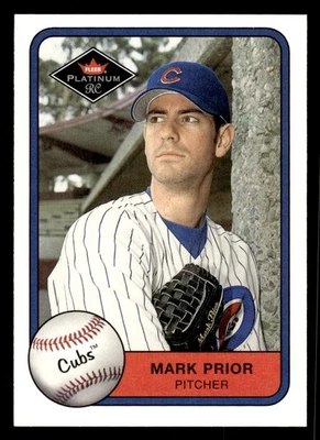 2001 FLEER PLATINUM MARK PRIOR 529 MINT RC BASEBALL CHICAGO CUBS - Image 1 of 2