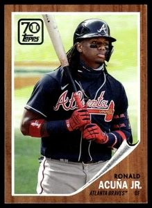 2021 Topps 70 Years of Baseball Ronald Acuña Jr. Atlanta Braves #70YT-12 - Bild 1 von 2
