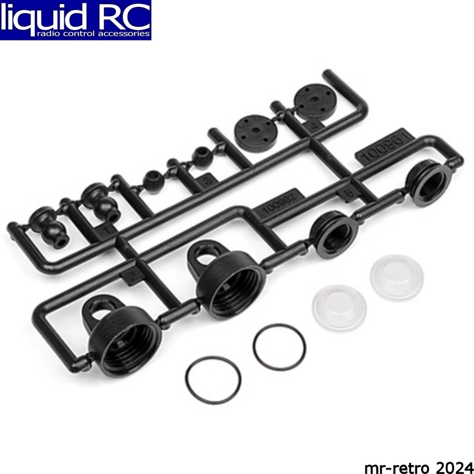 HPI 100961 Shock Cap Set Savage Flux HP Hpi100961