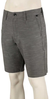 Volcom Slub Frickin Cross Shred 20" Hybrid Shorts - Pewter - New - Image 1 of 2