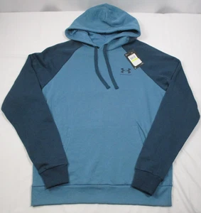 Neu mit Etikett Under Armour Rival Fleece-PULLOVER für Herren blau 1366357 Medium NEU - Bild 1 von 4