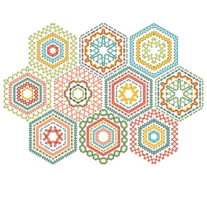 Colorida pegatina de azulejos de pared de PVC desmontable antideslizante autoadhesiva 10 piezas - Imagen 1 de 7