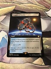 Temple Of Deceit Extended Art NON Foil Doctor Who WHO MTG Magic Pack Fresh