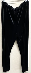 ModCloth Jogginghose Übergröße 2X Samt schwarz Alltag Jogger Pants - Bild 1 von 10