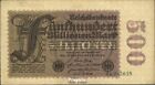 German Empire Rosenbg: 109b, Privatfirmendruck watermark Cabbage used (III) 1923